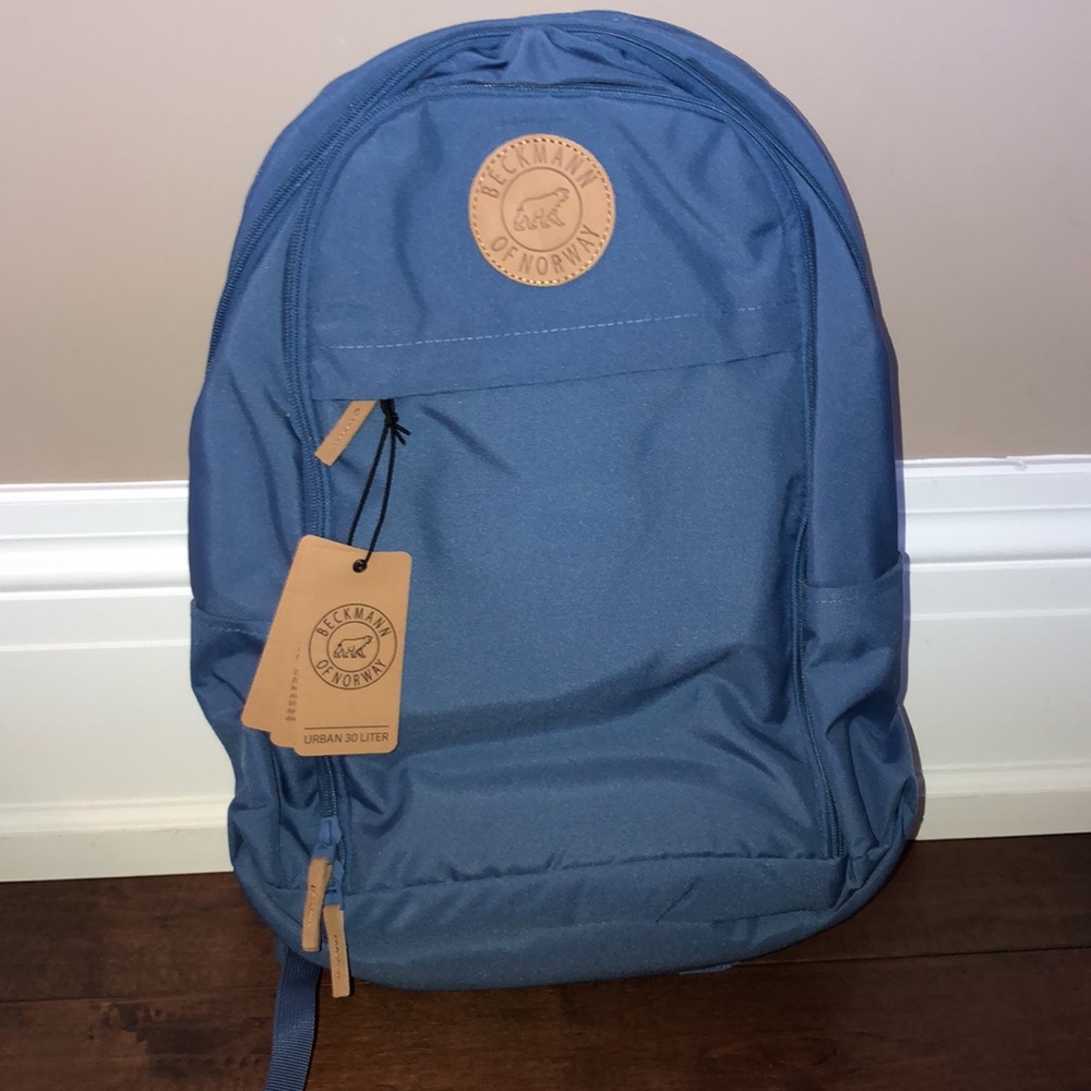 Beckmann of Norway Brand New Blue Backpack NWT